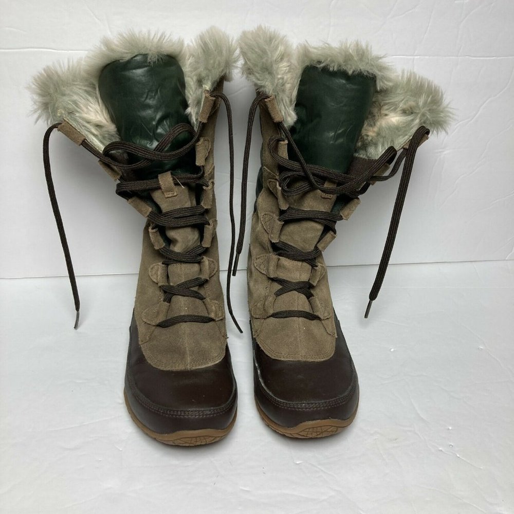 Women’s The North Face Size 7.5 Brown Waterproof Primaloft 200g Insulation Boots